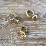 Bronze Bracelet and Ring with Bell - A Fair Trade World