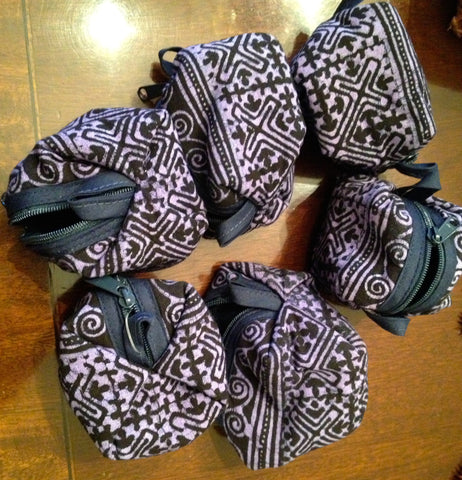Indigo Batik Pouches - A Fair Trade World