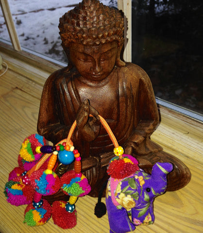 Elephant Key Chain Accessory - A Fair Trade World