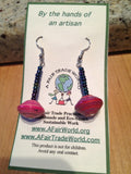 Utukufu Disk Bead Earrings - A Fair Trade World
