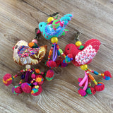 Animal and Bird Key Ring/Backpack Accessory - A Fair Trade World
